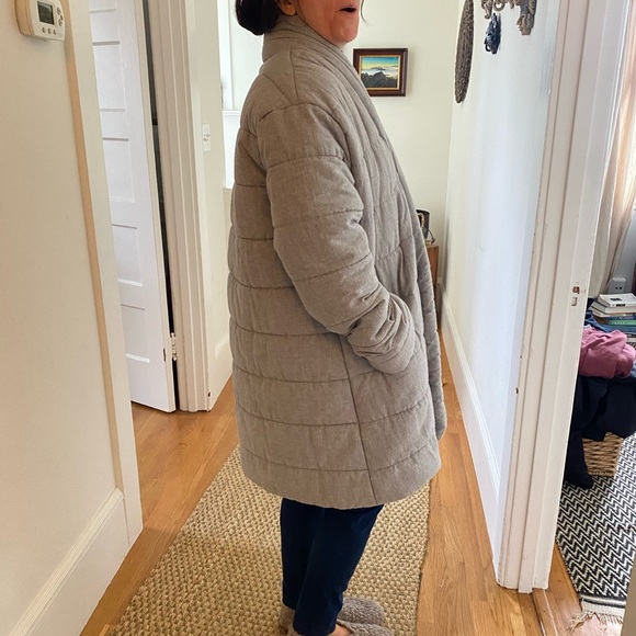 Pietsie || Malamo Cloud Puffer Coat Japanese Flannel Large - Picture 5 of 7